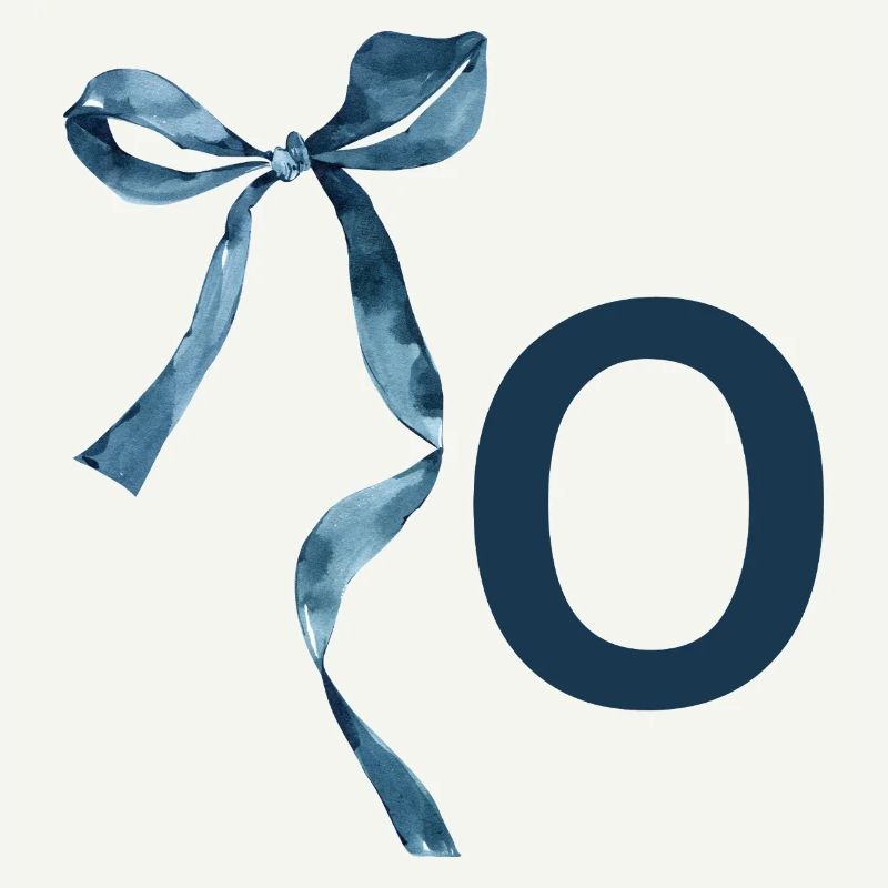 Monogram o gift idea