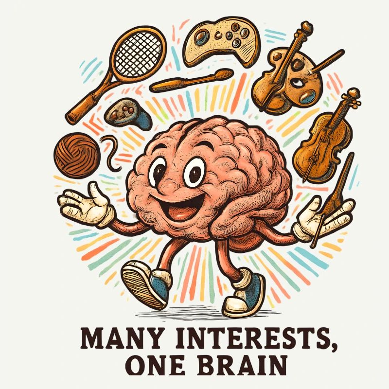 Versatile Brain: Many Passions ADHD ADHD