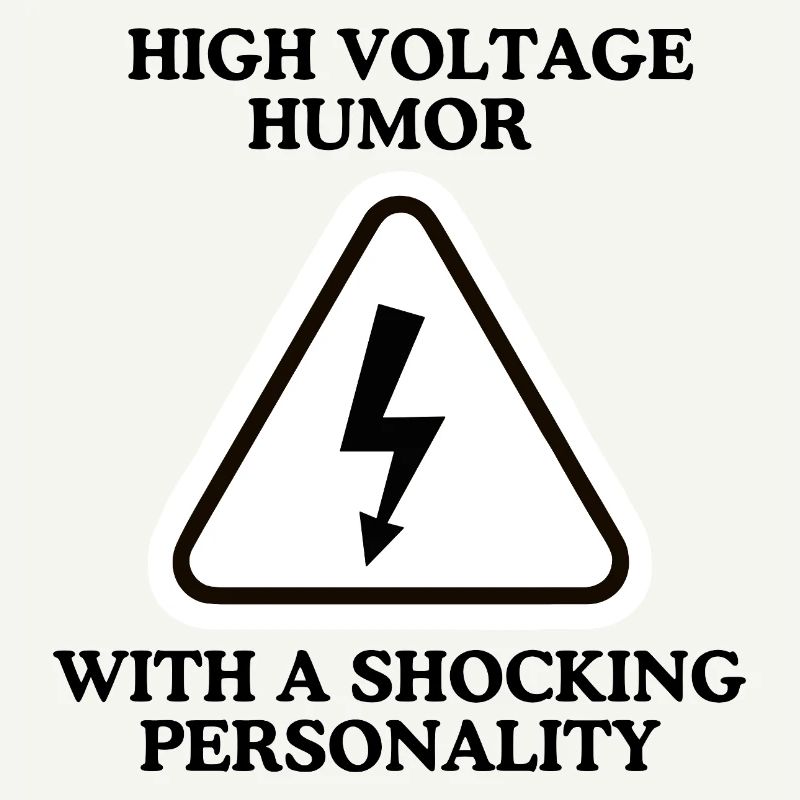 Lightning Warning Triangular Sign