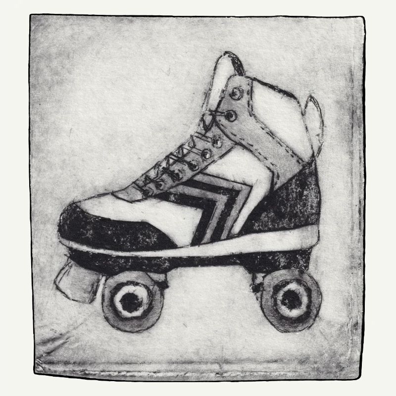 Roller Roller Retro - Sculpté à la main imprimable