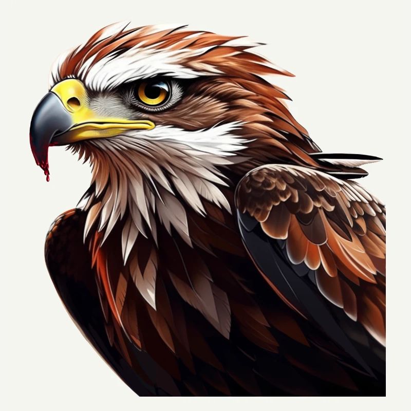 Powerful Eagle Head