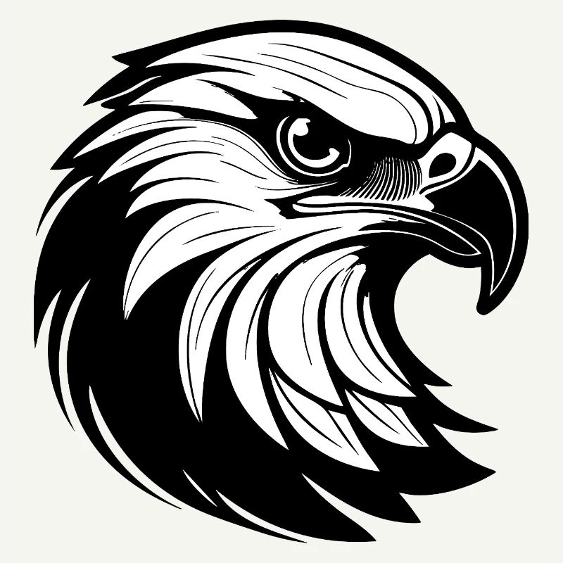 Graphiques élégants en forme d’aigle