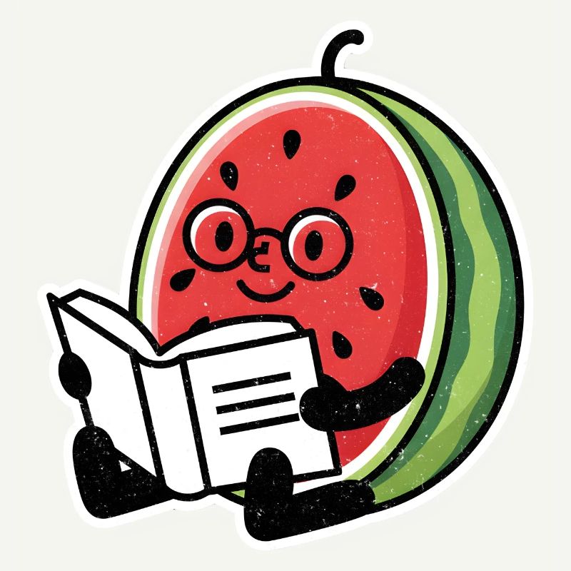 Wassermelone Leseheld