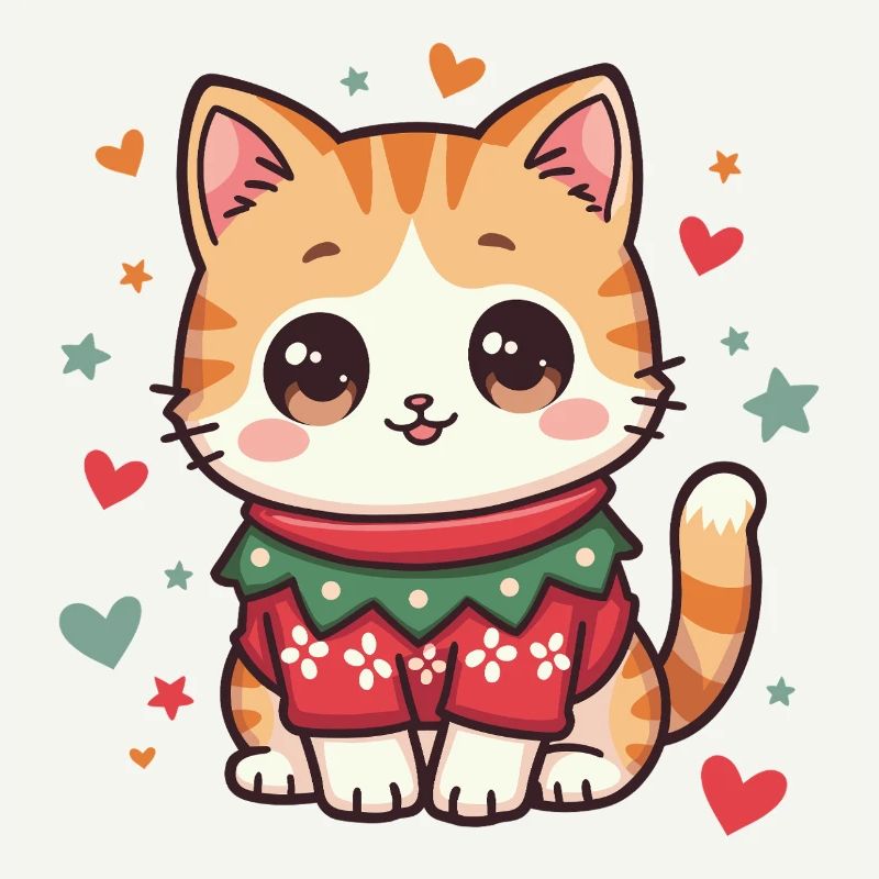 Chat de Noël