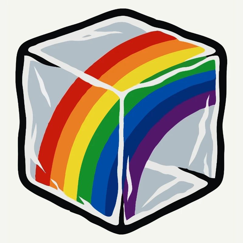 Arc-en-ciel en cube