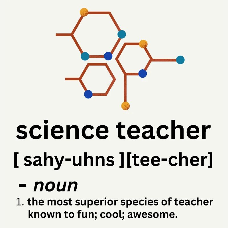 Définition du nom drôle pour le professeur de sciences