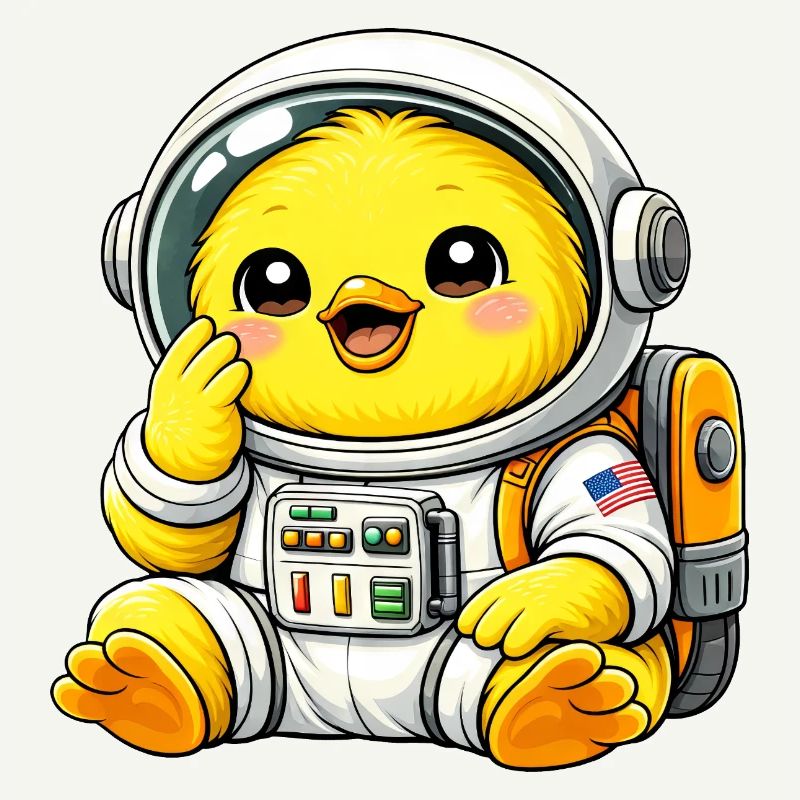 Poulet mignon, Astronaute, Exploratrice de l’Espace