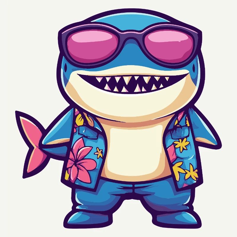 Shark Comic Vacation
