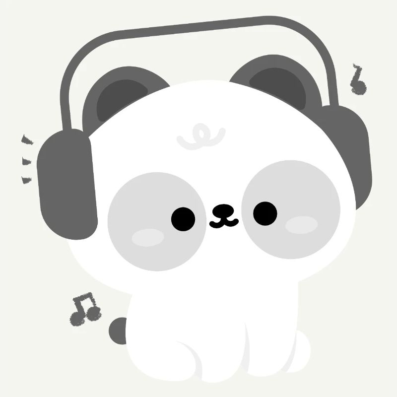 Panda Kopfhörer