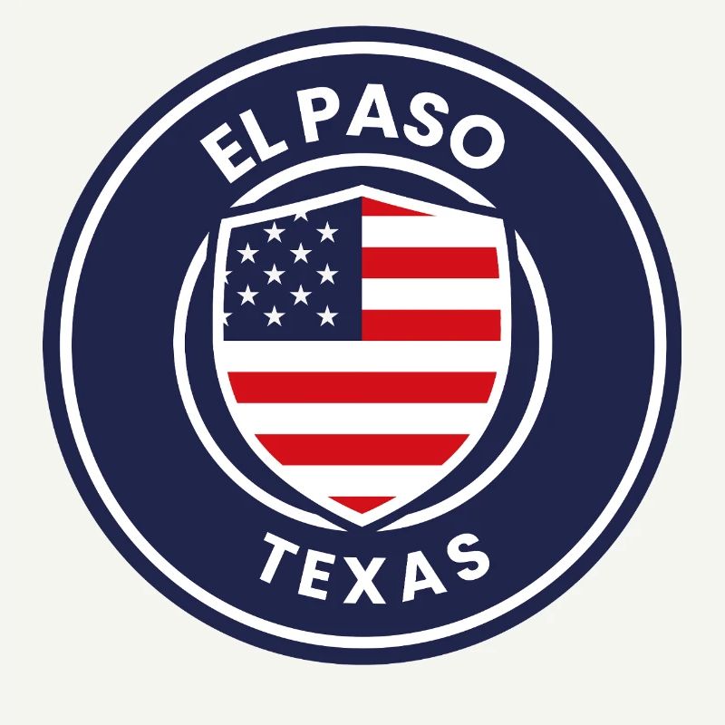 El Paso Texas Flag Shield