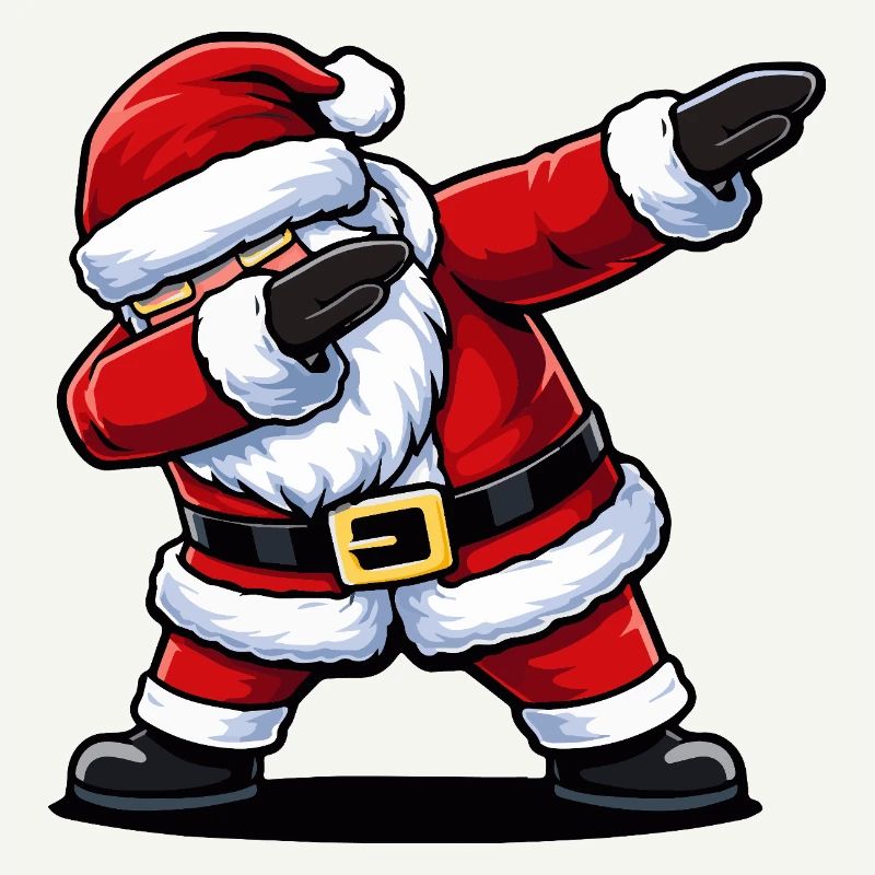 Das Weihnachtsmann-Maskottchen