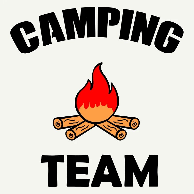 Conception de la silhouette du feu de camp