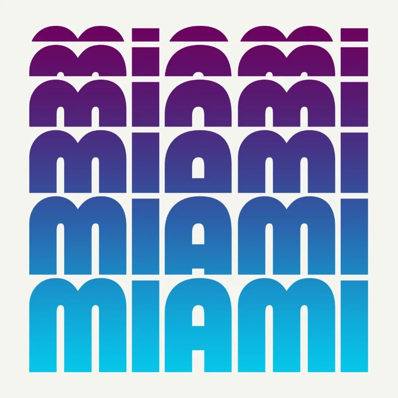 Gradient de grille de Miami