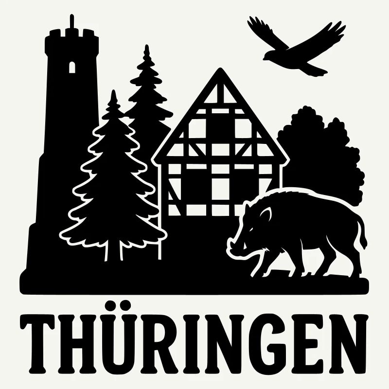 Silhouette Thuringe