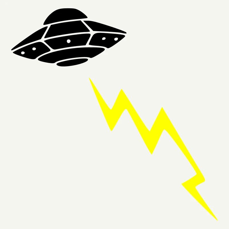 Invasion d’OVNIs, attaque éclair Vector extraterrestre