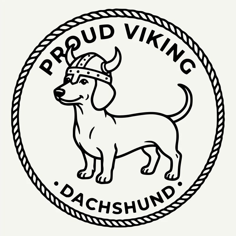 Fierté viking teckel