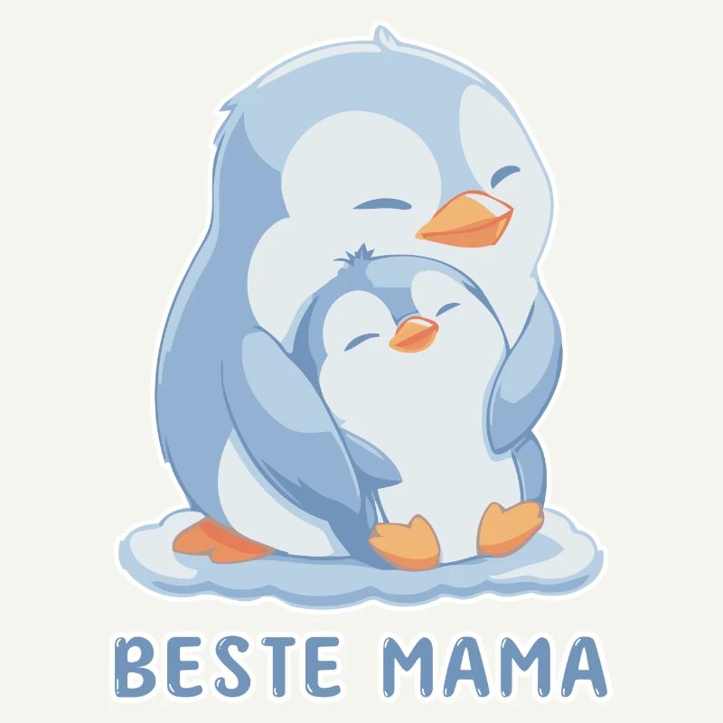 Beste Mama Pinguin Muttertag