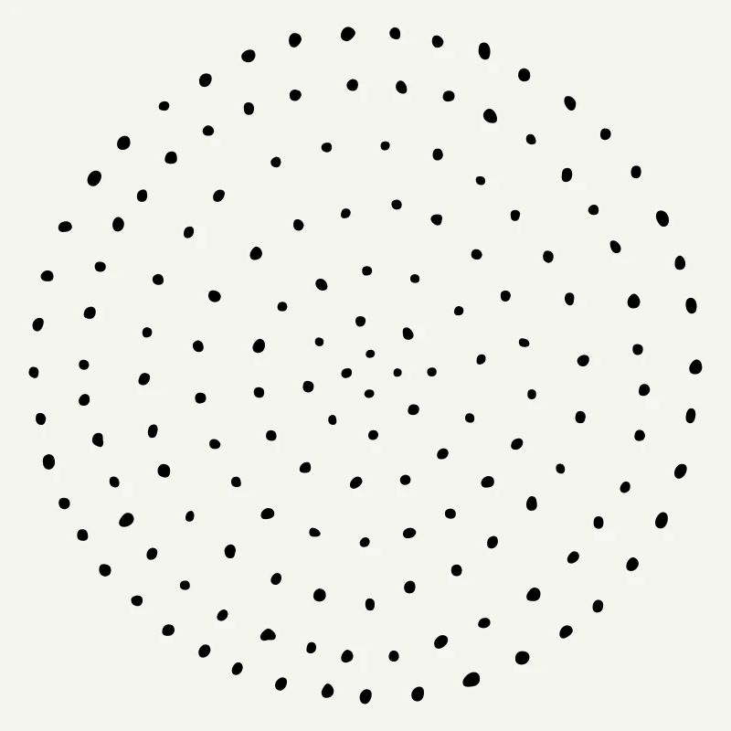 Dotted dots circle dots pattern gift