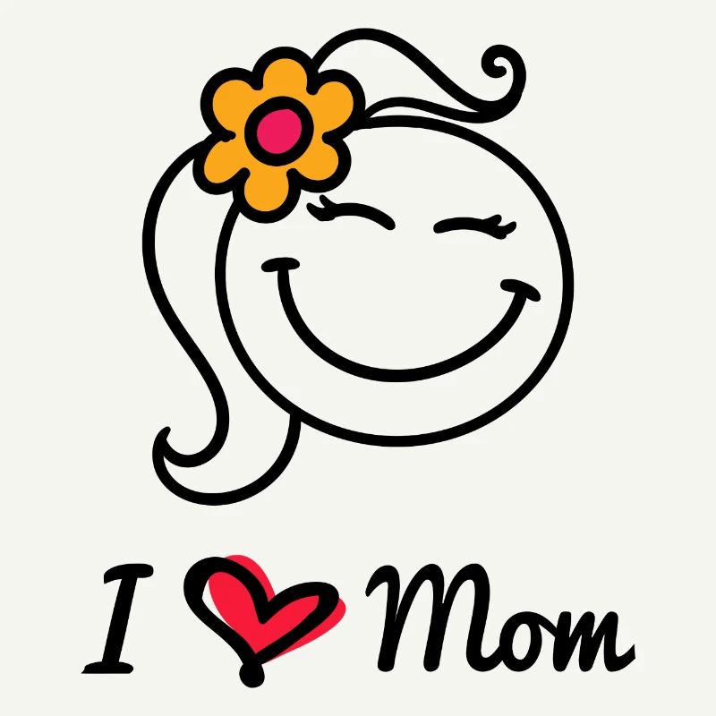 Ich Liebe Mama Herz Mutter Mutter Muttertag Spruch
