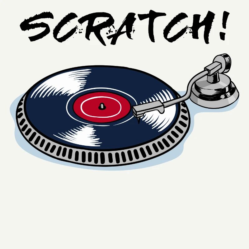 Scratch turntable record player beatbox vinyl