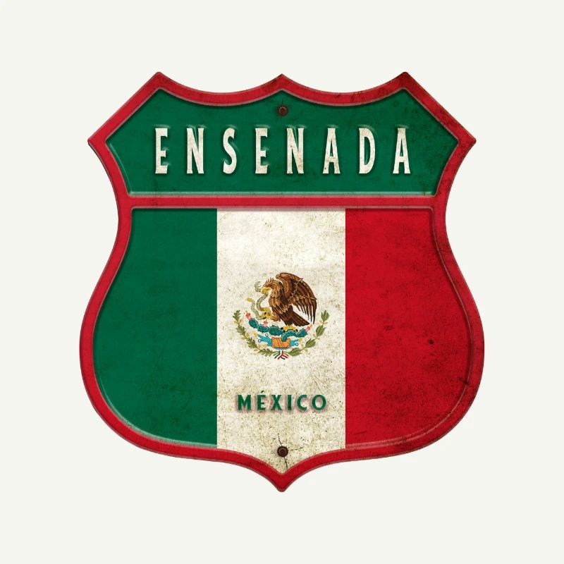 Ensenada Mexico crest design