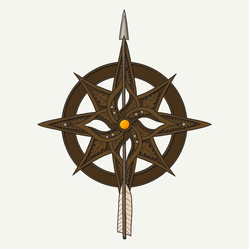 Fantasy Compass Rose
