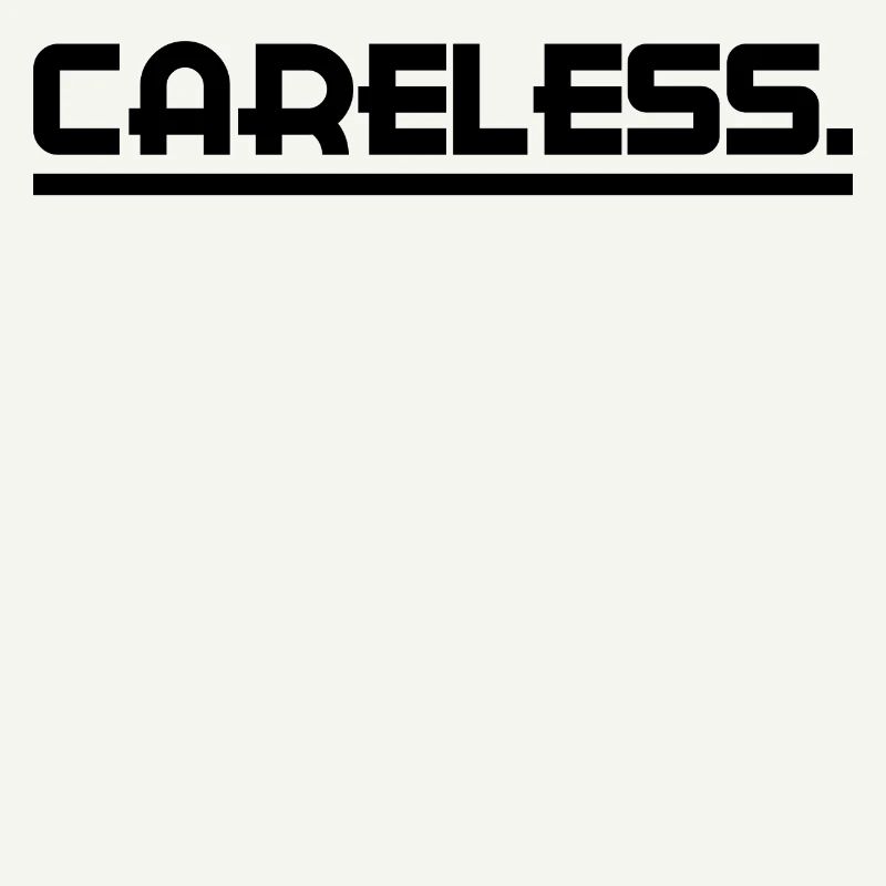 I don't care statement attitude indifferent
