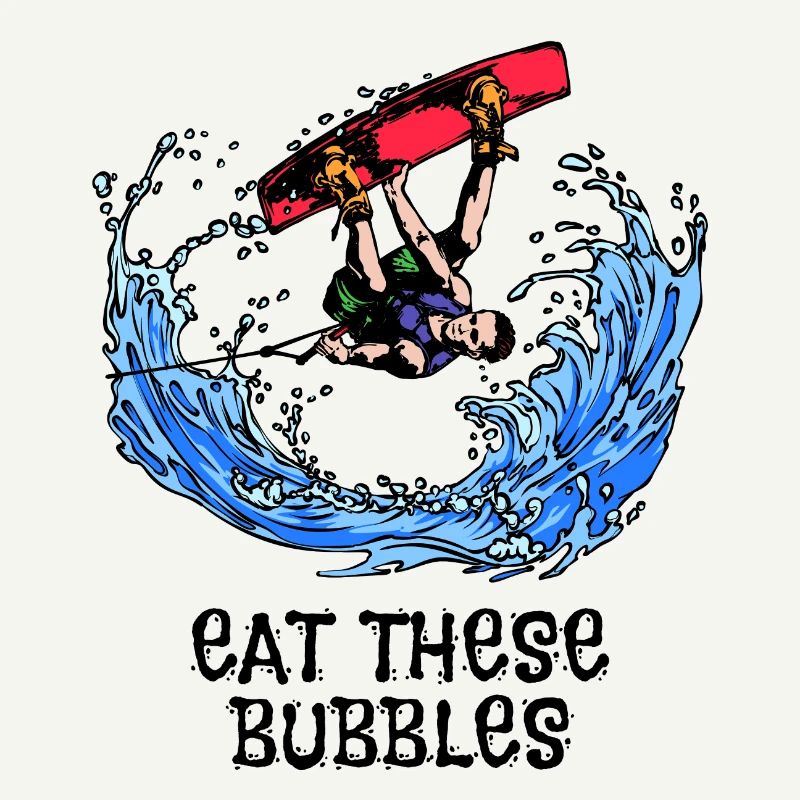 Surfing Kitesurfer Statement Wakeboard Planche de surf