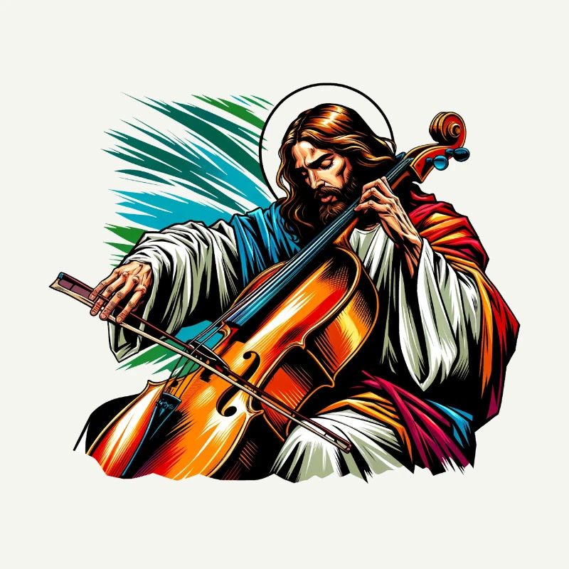 Conception musicale pour violoncelle Jesus Christ