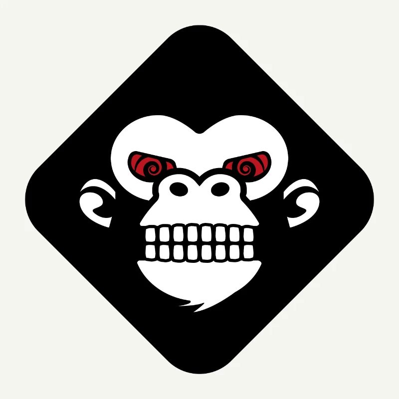 Gorilla teeth logo