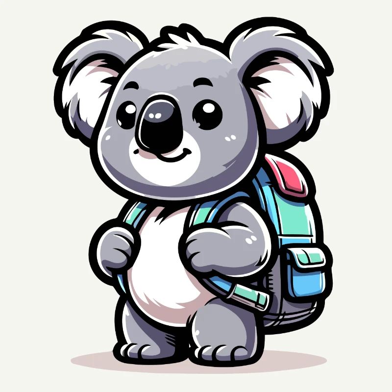 Backpacker Koala: The Globetrotting Buddy