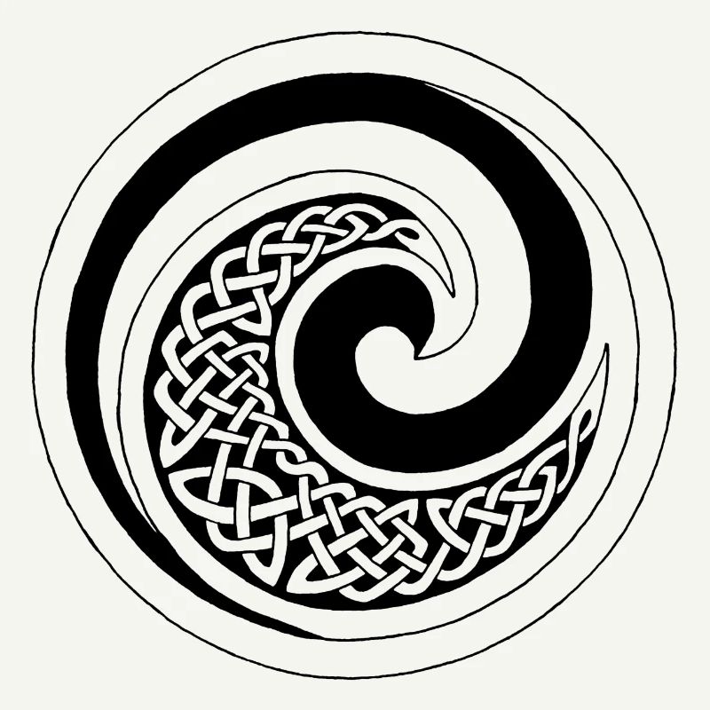 Black Ocean Wave
