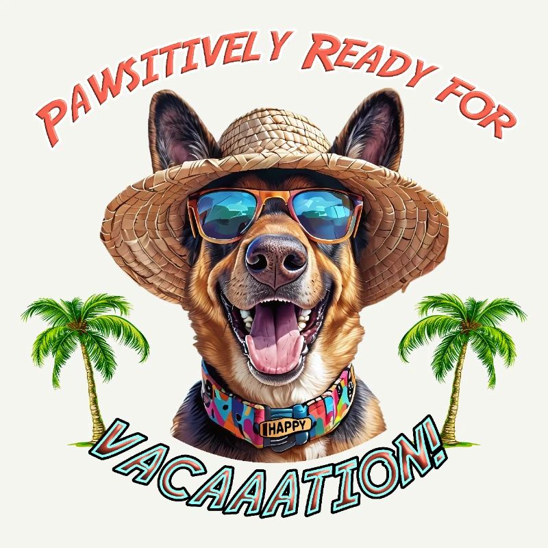 Schäferhund im Sommerlook: Pawsitively Ready