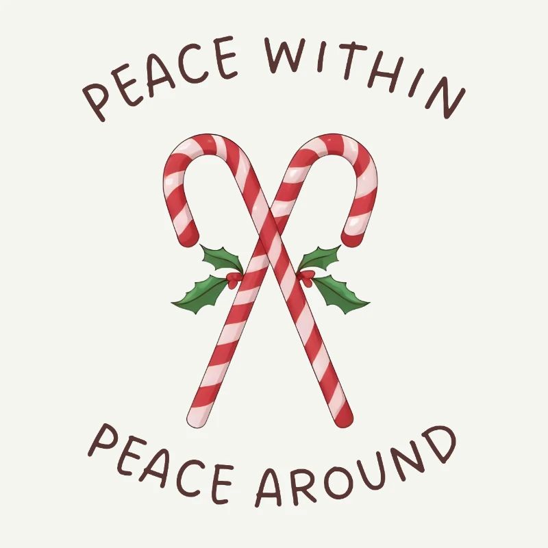 Candy Canes Mistletoe – Peace Within Around