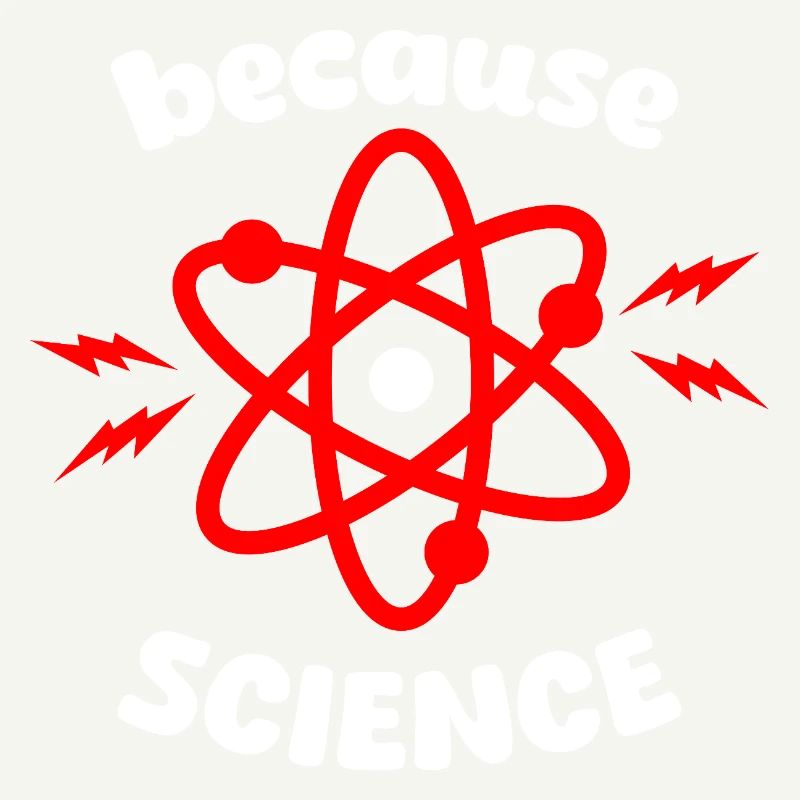 Because Science Atom Red