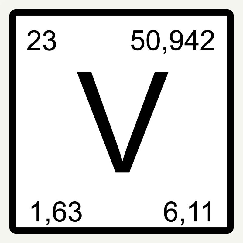 Vanadium V-Element Conception