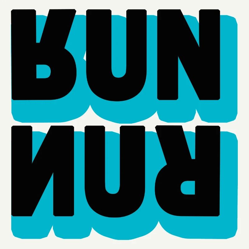 Running Run Typography