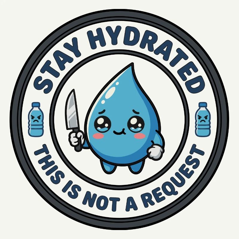 Reste hydraté, tueuse mignonne