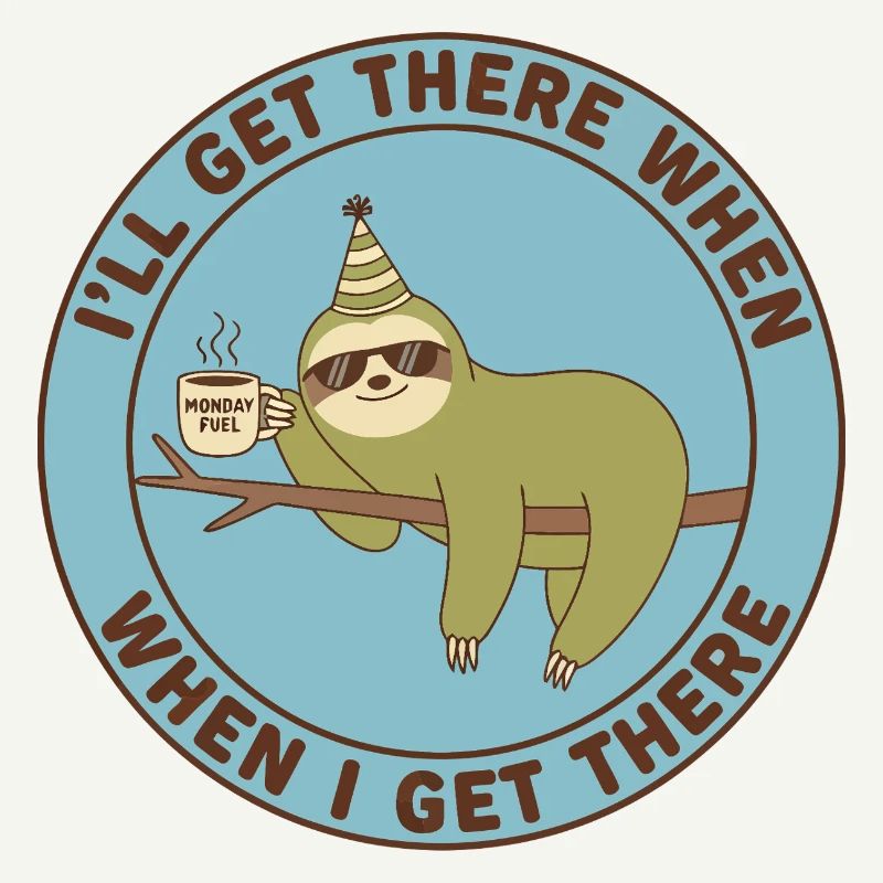 Sloth Monday Fuel Décontracté