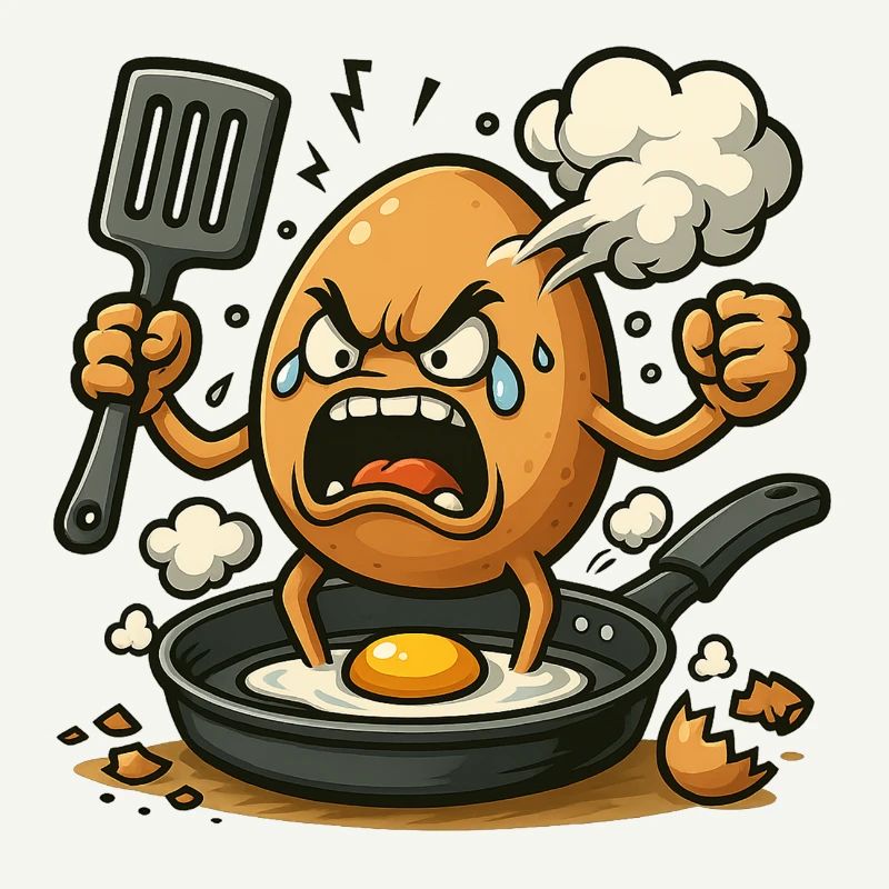 When eggs freak out