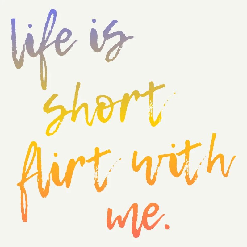 La vie est courte Draguette avec moi - Tour Gradient Script
