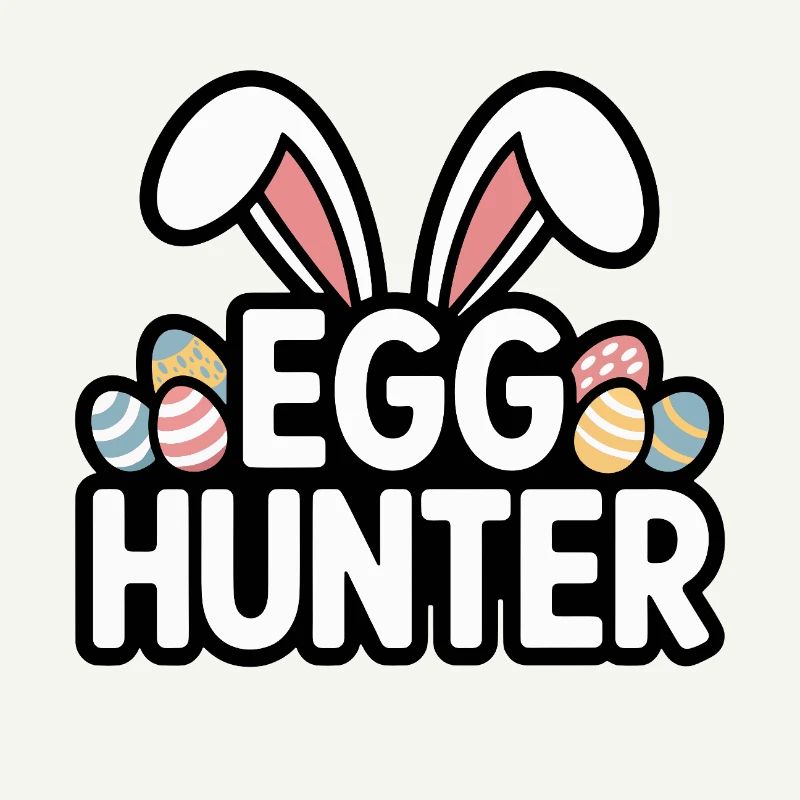 Egg Hunter Bunny – Easter Design