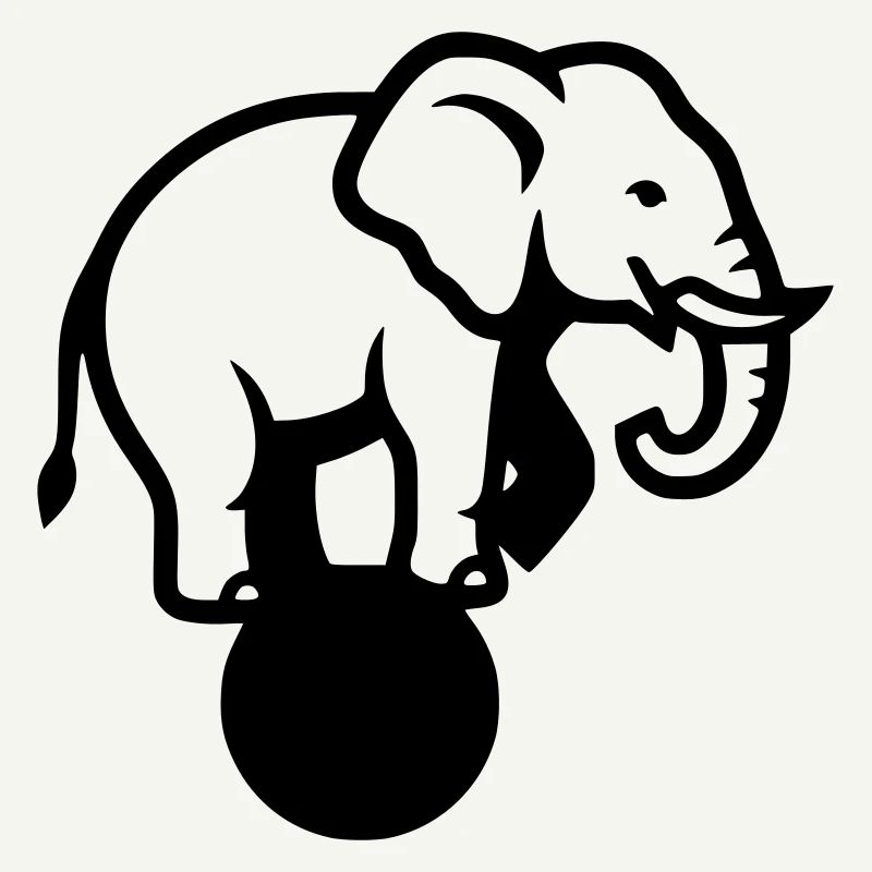 Acrobaties du Cirque Elephant Ball