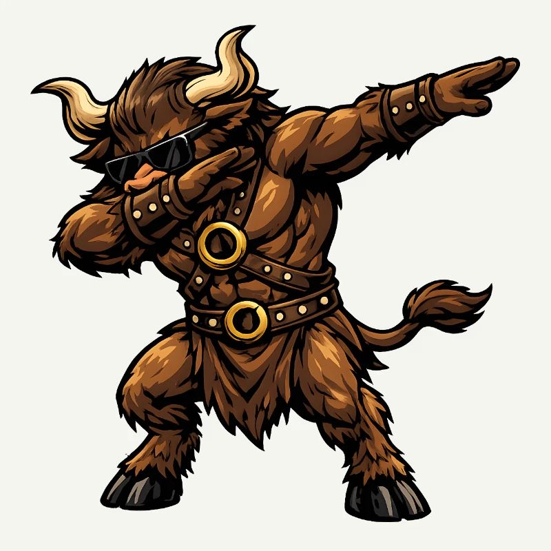 Dabbing Minotaur