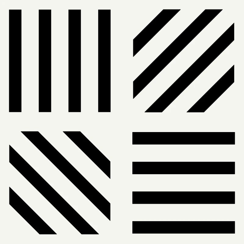 graphic stripe pattern