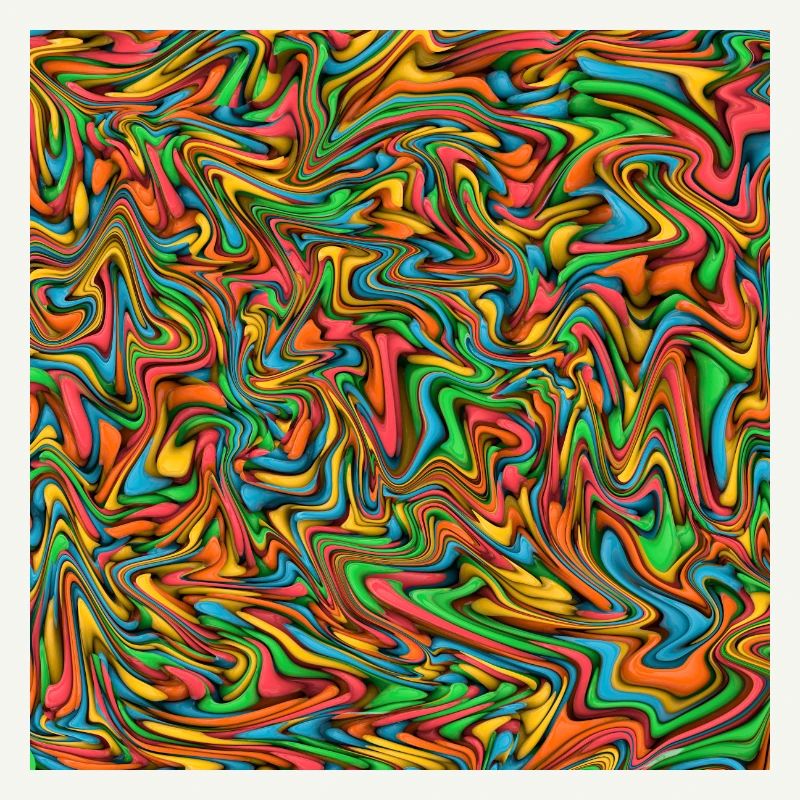 conception d’affiche colorée texture vibrante couleurs