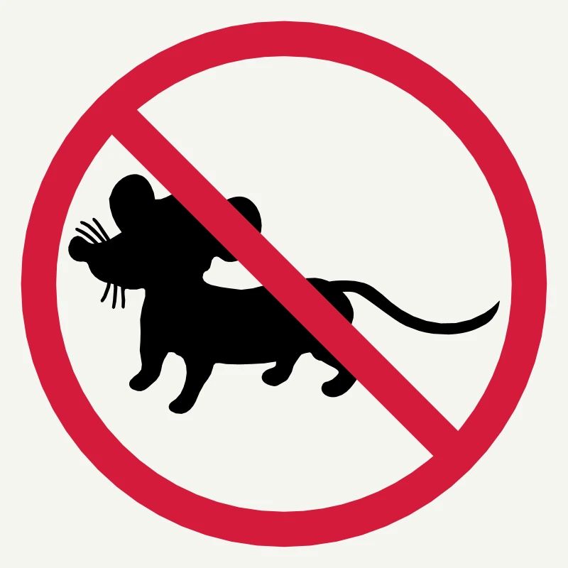interdit panneau zone pas souris symbole maeuschen s