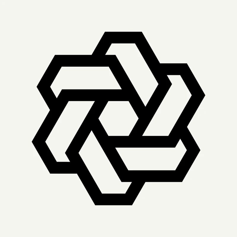Logo cercle hexagonal