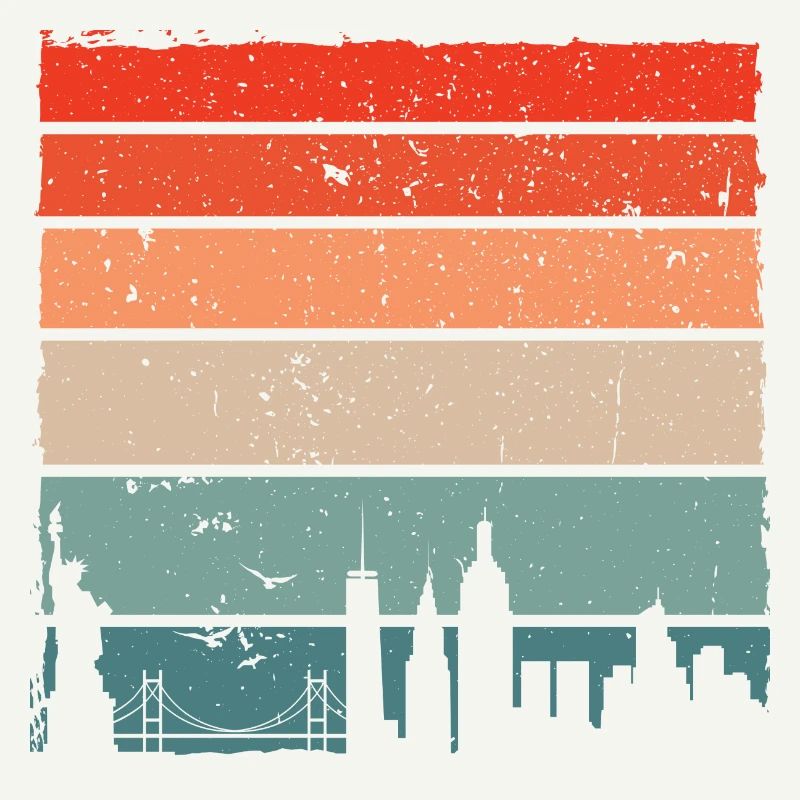 Sunset Skyline Gradient