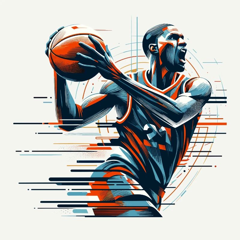 Basketball dynamisch Geschenk